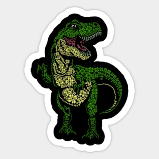 The Clover Dinosaurs Easter Day Sticker